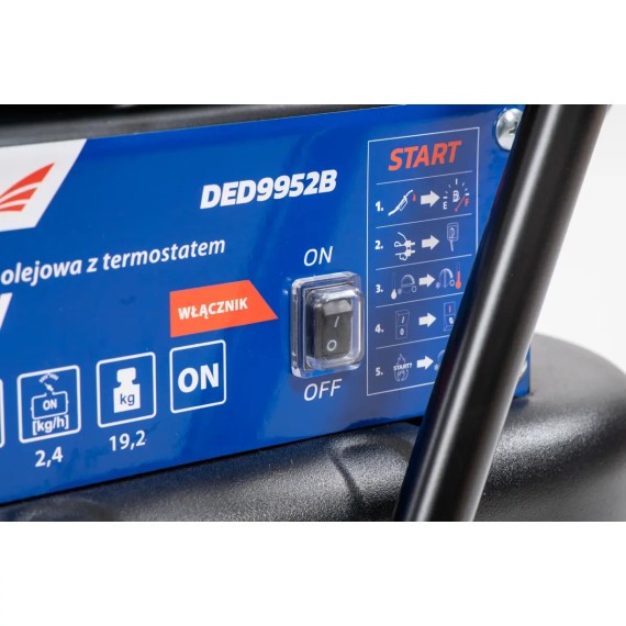 Nagrzewnica olejowa DEDRA DED9952B 30kW