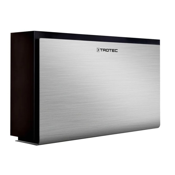 Osuszacz ścienny TROTEC DH60VPR+ z przednią osłoną ze szczotkowanej stali nierdzewnej