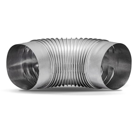 Rura spalinowa, łuk 90°, 120 mm