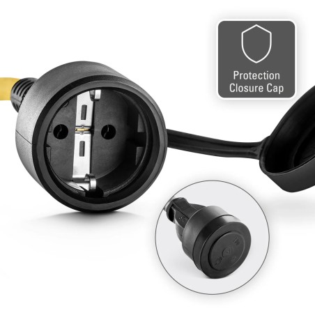 Przedłużacz profesjonalny 20 m / 230 V / 2,5 mm² - Wyprodukowano w Niemczech